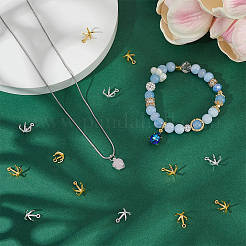 24 шт. латунных подвесок-кабошонов&nbsp;KK-PH0014-17A