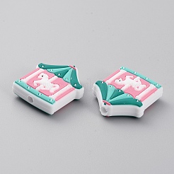 Карусельные экологически чистые силиконовые бусины пищевого качества&nbsp;SIL-TAC0004-16