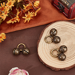 3 шт. латунный подвесной колокольчик&nbsp;HJEW-BC00057