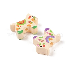 Непрозрачные акриловые бусины&nbsp;OACR-Z020-06