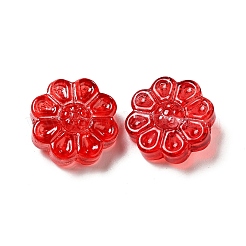 Спрей окрашены прозрачные стеклянные бусины GLAA-F119-03