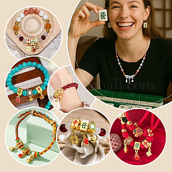 20 шт. 4 стиля эмалированных подвесных ушек из сплава&nbsp;FIND-PH0027-40S