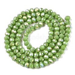 Стеклянные бусины с гальваническим покрытием &nbsp;EGLA-A044-P4mm-B30