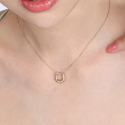 Классические латунные подвески-подковы&nbsp;LK4242