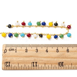 3.28 фут ручной работы из бисера цепочки из стекла&nbsp;X-AJEW-P061-A03