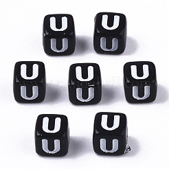 Непрозрачные акриловые бусины&nbsp;SACR-N002-01U