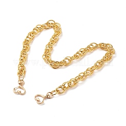 Ручки для сумок из алюминиевых цепей с двойным звеном&nbsp;AJEW-BA00087