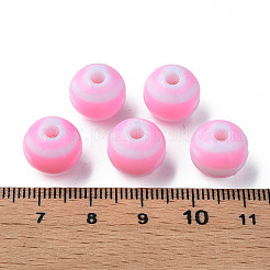 Непрозрачные полосатые акриловые бусины&nbsp;LS-MACR-S373-27A-05