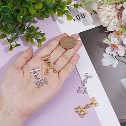 4 шт. 4-х стилистический удлинитель цепи из нержавеющей стали&nbsp;FIND-GO0005-16