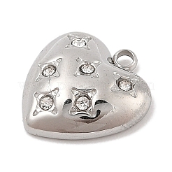 Подвески из нержавеющей стали 304 с микропаве из кубического циркония&nbsp;STAS-S131-15P