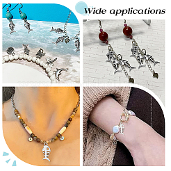 60 шт. Подвески из сплава в тибетском стиле&nbsp;TIBEP-LP0001-05