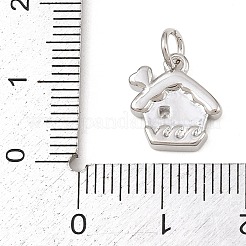 Латунные микро проложить кубического циркония подвески&nbsp;KK-G544-38P