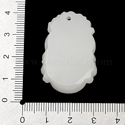 Резные подвески из натурального белого нефрита&nbsp;LS-G-S384-01L