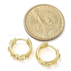 Серьги-гвоздики из циркония&nbsp;EJEW-C122-07G