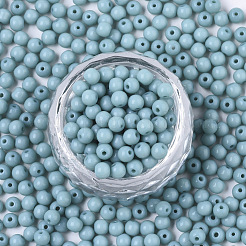 Непрозрачные цвета стеклянные бусины&nbsp;SEED-S040-01A-07