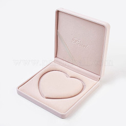 Квадратные пластиковые покрыты бархатными ожерелье коробки&nbsp;NDIS-K001-06