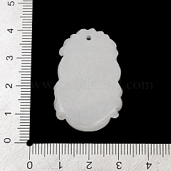 Резные подвески из натурального белого нефрита&nbsp;G-S384-01C