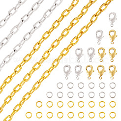 Наборы для самостоятельного изготовления цепей из железного кабеля&nbsp;DIY-TA0011-77