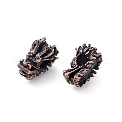 Сплавочные овальные бусины тибетского стиля &nbsp;PALLOY-F257-03R