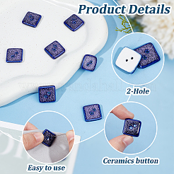 8 шт. керамические кнопки&nbsp;BUTT-OC0001-61