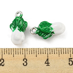 Латунь эмаль подвески&nbsp;X-KK-P258-17C-G