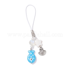 Ремешки для мобильных телефонов из сплава лэмпворк&nbsp;HJEW-TA00397