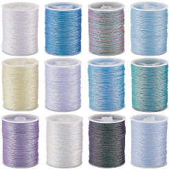 12 рулон полиэфирной швейной нитки 12 цветов.&nbsp;OCOR-CY0002-02C