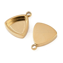 Оправы для подвесок из нержавеющей стали 304 в виде кабошонов&nbsp;STAS-A194-05F-G