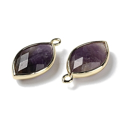 Подвески из натурального аметиста &nbsp;G-B009-01G-Q