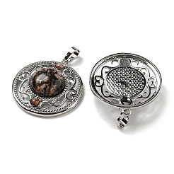 Природные подвески родонит&nbsp;G-Q158-03B