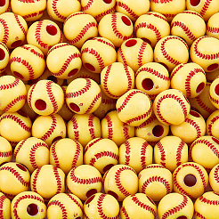 150 шт. непрозрачные акриловые круглые бусины&nbsp;MACR-PA0001-09A