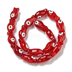 Прозрачные стеклянные бусины ручной работы&nbsp;X-GLAA-N0028-03H