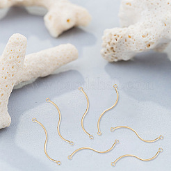 30 шт. латунные соединительные подвески&nbsp;KK-GO0001-27