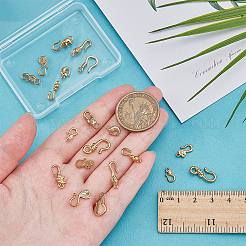 20 шт. 10 стиля S-образных застежек из нержавеющей стали&nbsp;STAS-PH0006-96G