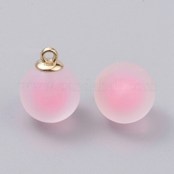 Матовые прозрачные акриловые подвески&nbsp;GLAA-TAC0002-F07