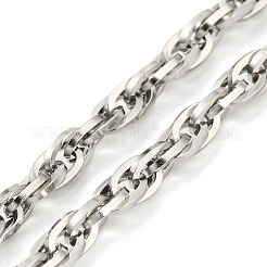 Не тускнеющие цепочки из нержавеющей стали 304&nbsp;NJEW-M205-01P