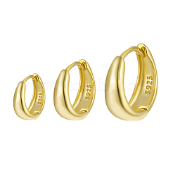 3 шт. элегантные овальные серьги-кольца из стерлингового серебра s925 ER3464-1