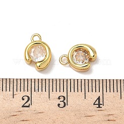 Латунные микро проложить кубического циркония подвески&nbsp;KK-Z128-02G