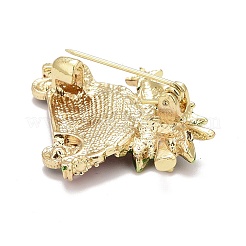 Красочная елка с автомобильной эмалью и булавкой со стразами&nbsp;LS-JEWB-A004-13G