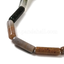 Природного индийского агата бисер нитей&nbsp;G-U010-A06-01