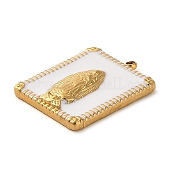 Подвески из нержавеющей стали 304 с эмалью&nbsp;STAS-E203-01G-01