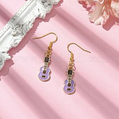 Серьги с подвесками из эмали золотого сплава&nbsp;EJEW-JE05653-02
