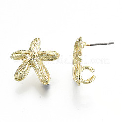 Серьги-гвоздики из сплава с покрытием стойки&nbsp;PALLOY-N155-63-NR