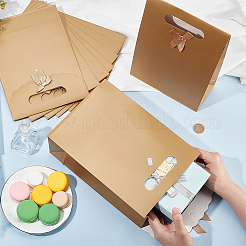 Прямоугольные бумажные подарочные пакеты&nbsp;CARB-WH0017-14B-02