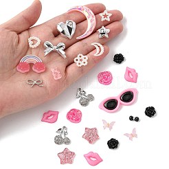 Комплекты фурнитуры для подвесок из искусственного жемчуга и сплава&nbsp;DIY-FS0009-79