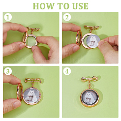 2шт латунная брошь&nbsp;JEWB-FH00017