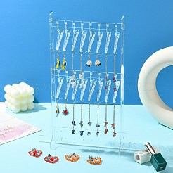 2-слойная акриловая стойка для хранения сережек в стиле вешалки ST-CJ0034-03