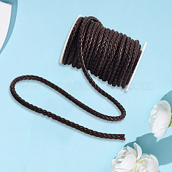 10 м круглый плетеный шнур из искусственной кожи&nbsp;LC-GF0001-13C