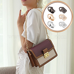 12 шт. 3-х цветные застежки-подвески в виде треугольных колец из сплава&nbsp;FIND-WR0007-49