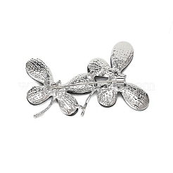 Ретро-броши в виде двух бабочек из ракушек-абалонов&nbsp;PW-WGA6E26-01